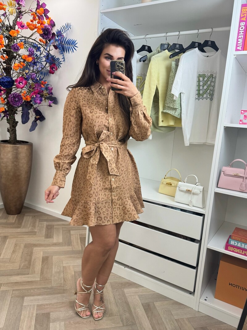 Dress Pragues Leopard Travertine