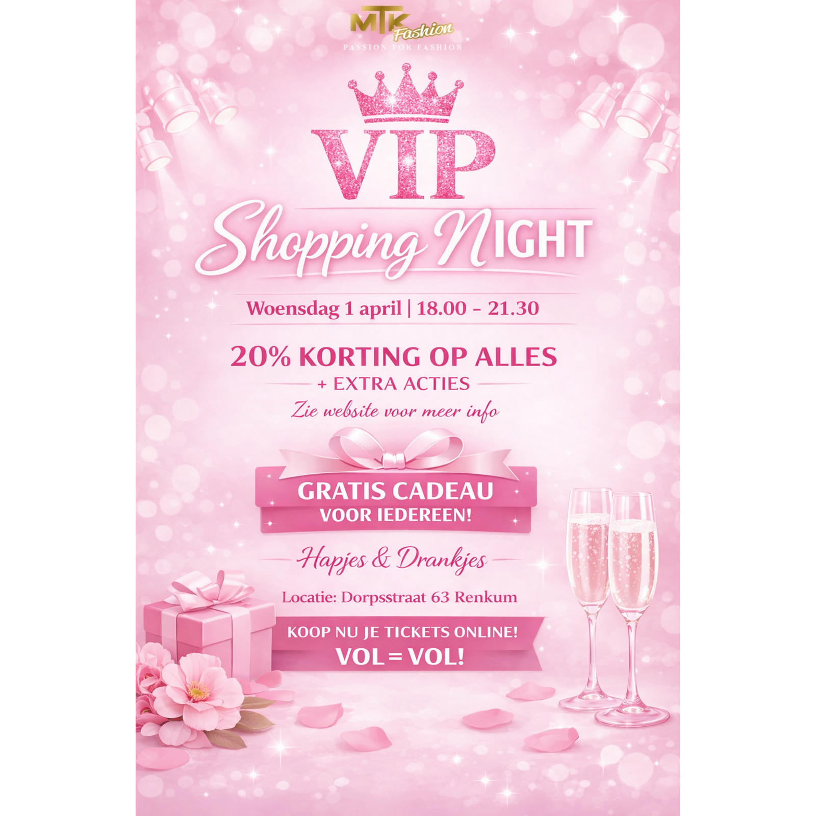 Tickets VIP Shopping night