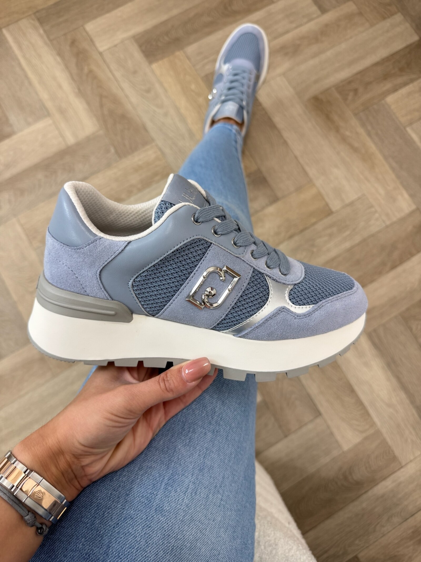 Liu-Jo Sneakers Amazing Cow suede Blue Liu Jo 1888