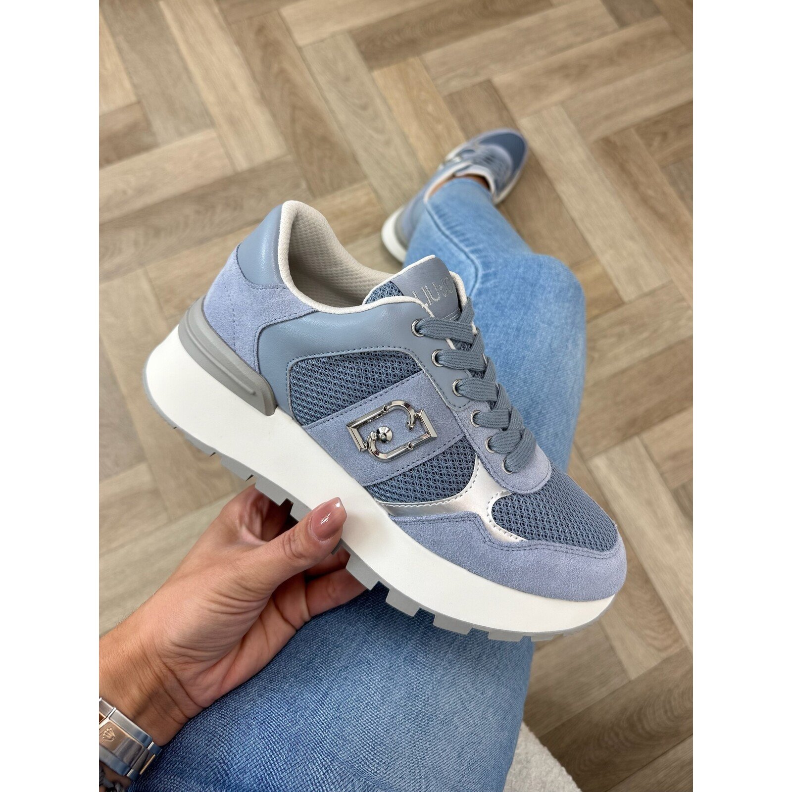 Liu-Jo Sneakers Amazing Cow suede Blue Liu Jo 1888