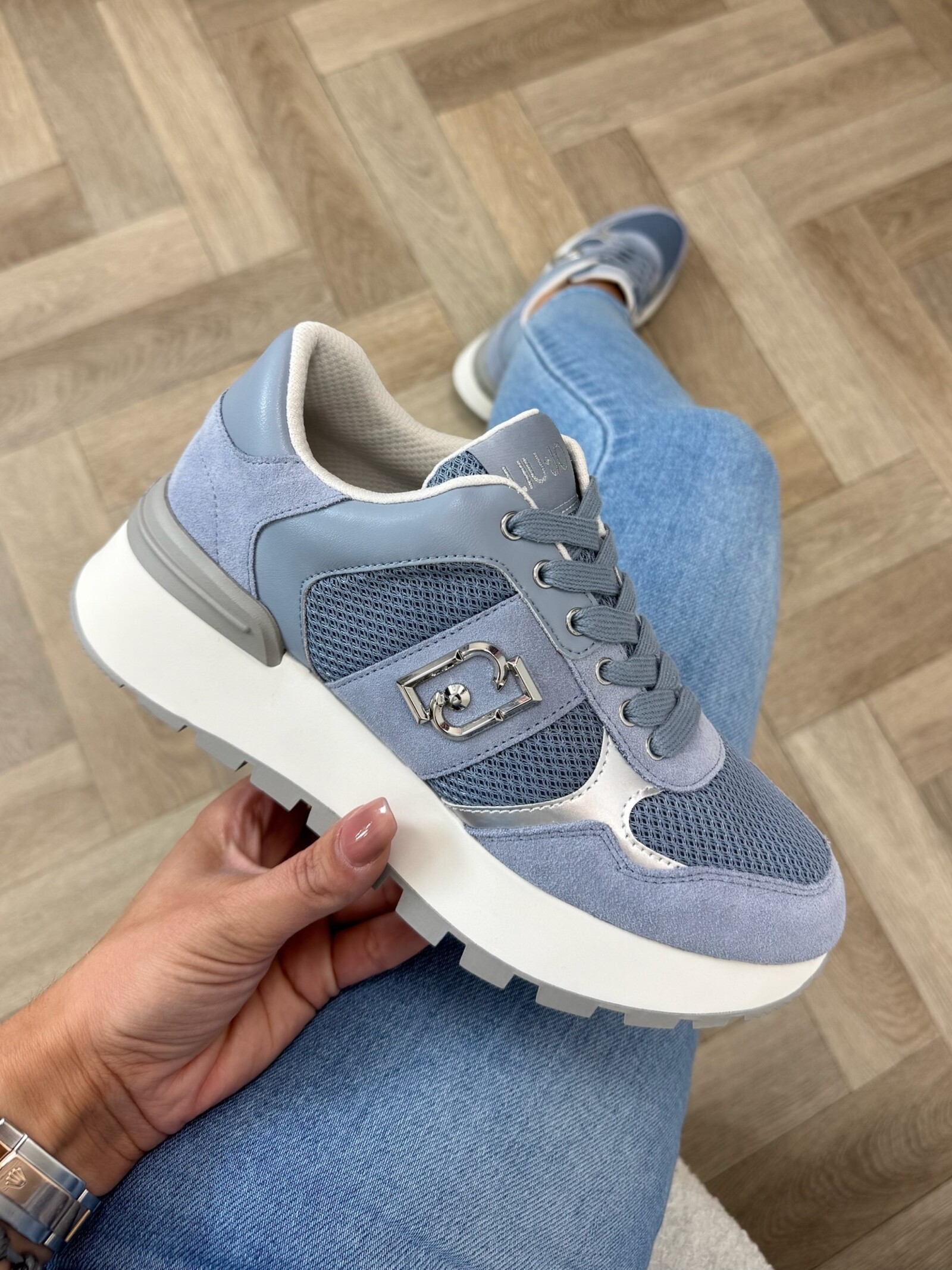 Liu-Jo Sneakers Amazing Cow suede Blue Liu Jo 1888