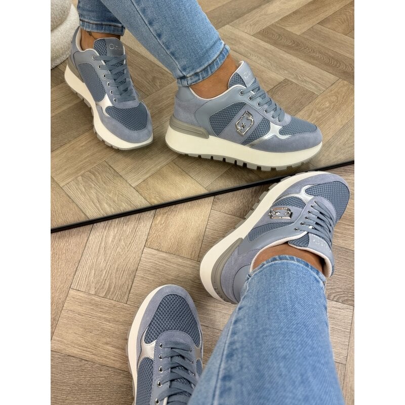 Sneakers Amazing Cow suede Blue Liu Jo 1888