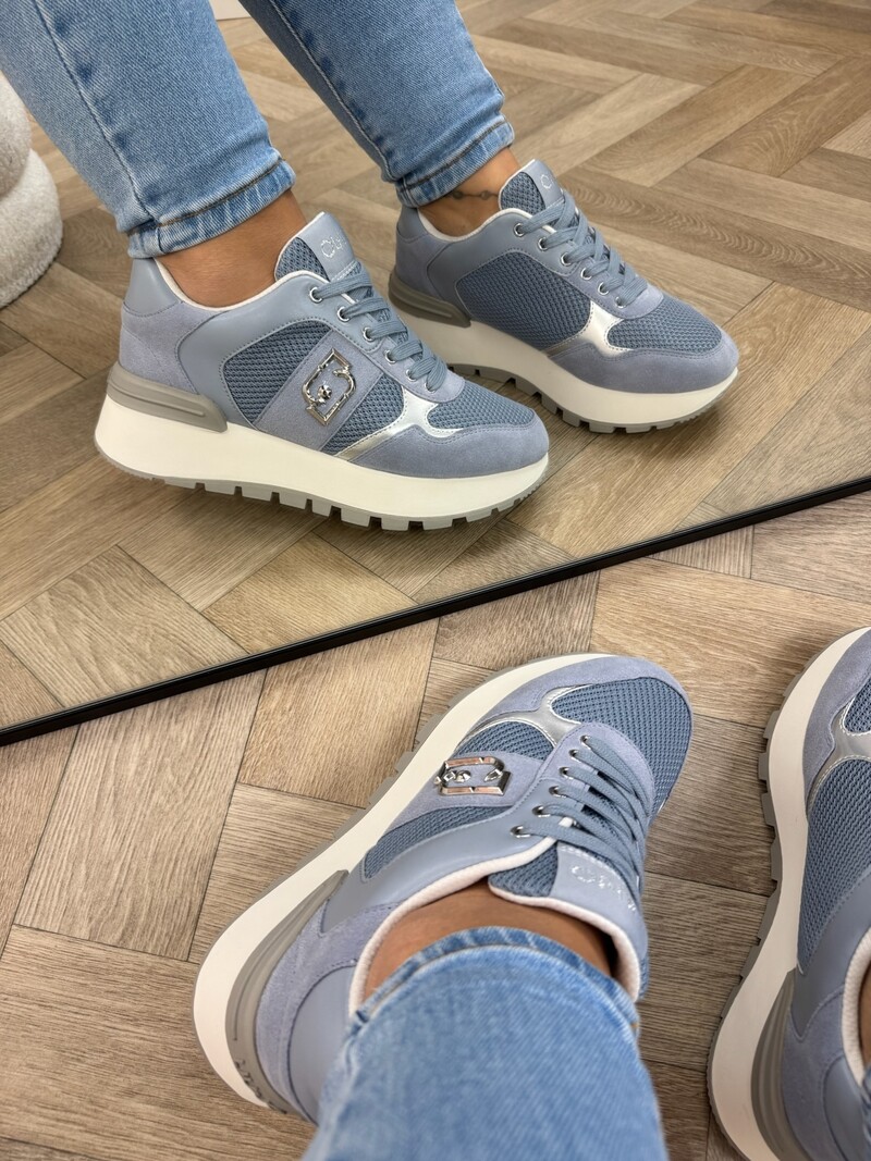 Sneakers Amazing Cow suede Blue Liu Jo 1888