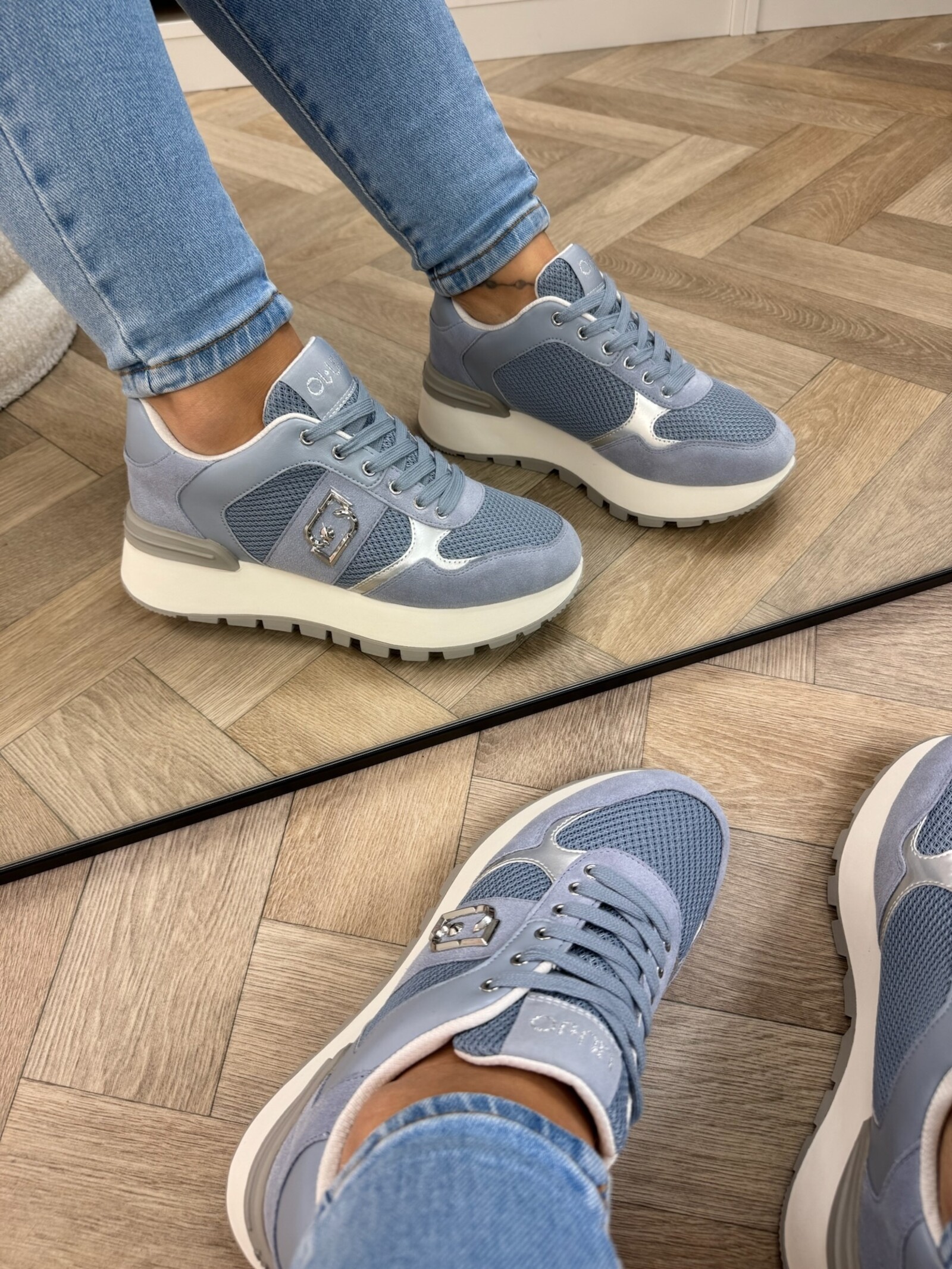 Liu-Jo Sneakers Amazing Cow suede Blue Liu Jo 1888