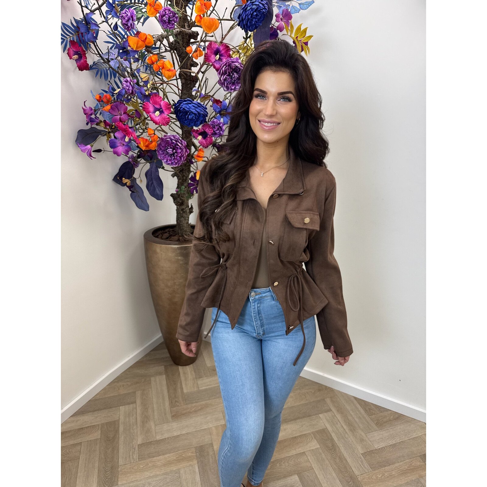 Suéde jacket Stella Choco