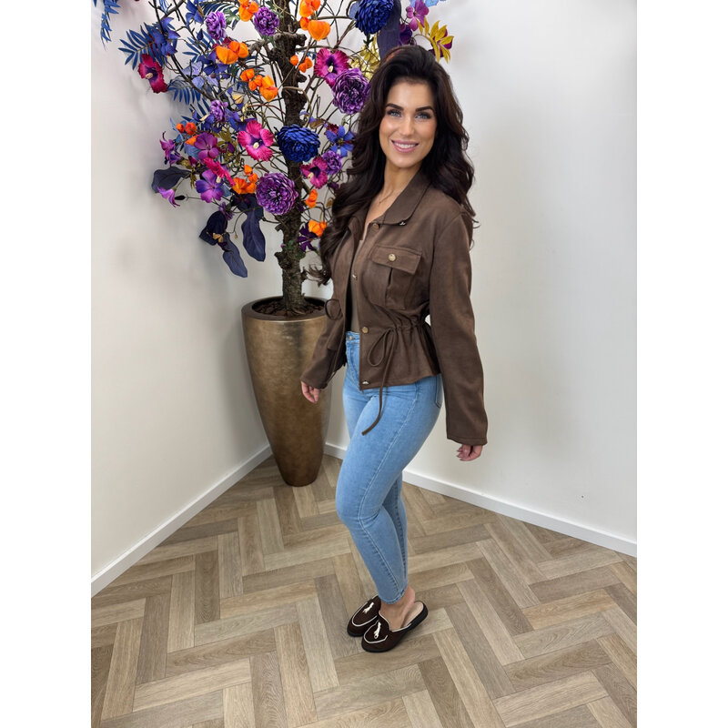 Suéde jacket Stella Choco