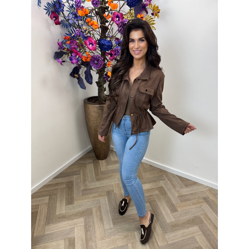 Suéde jacket Stella Choco
