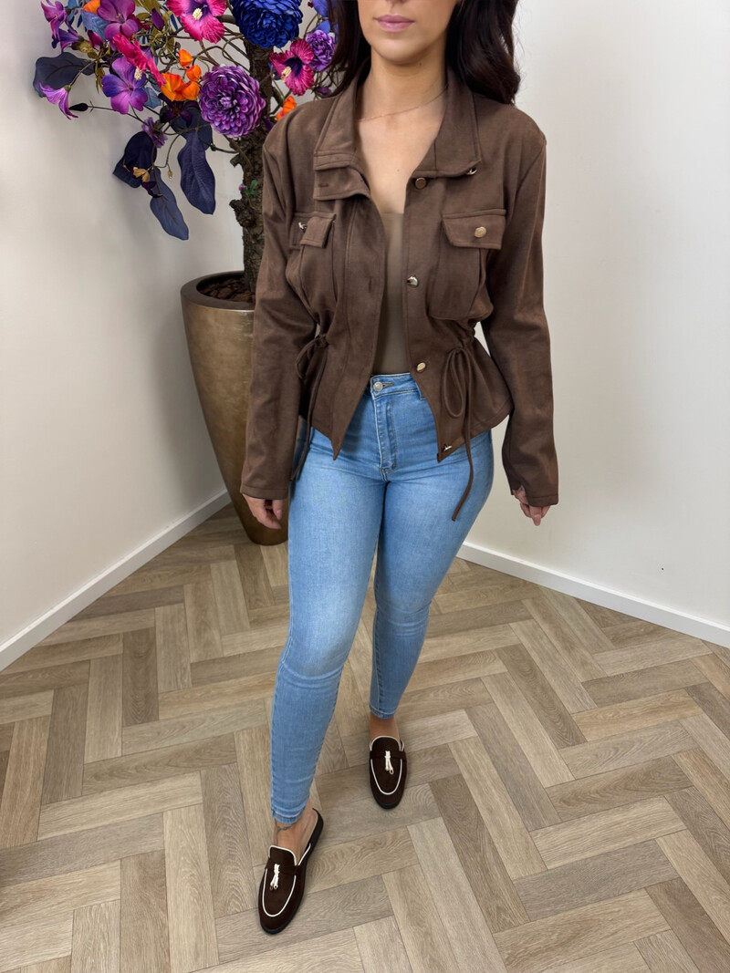Suéde jacket Stella Choco