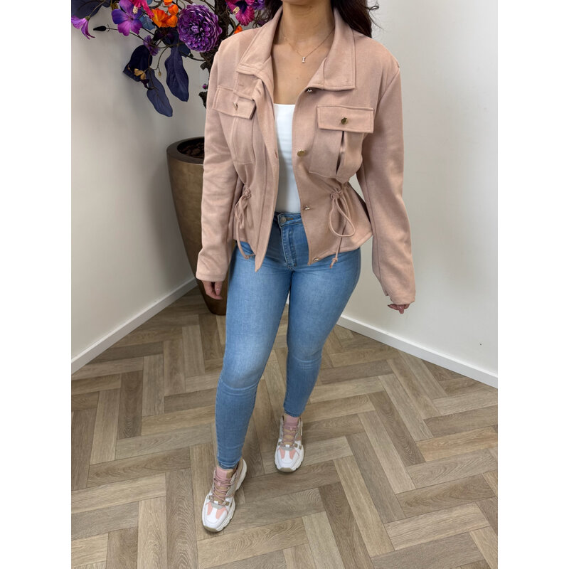 Suéde jacket Stella Pink