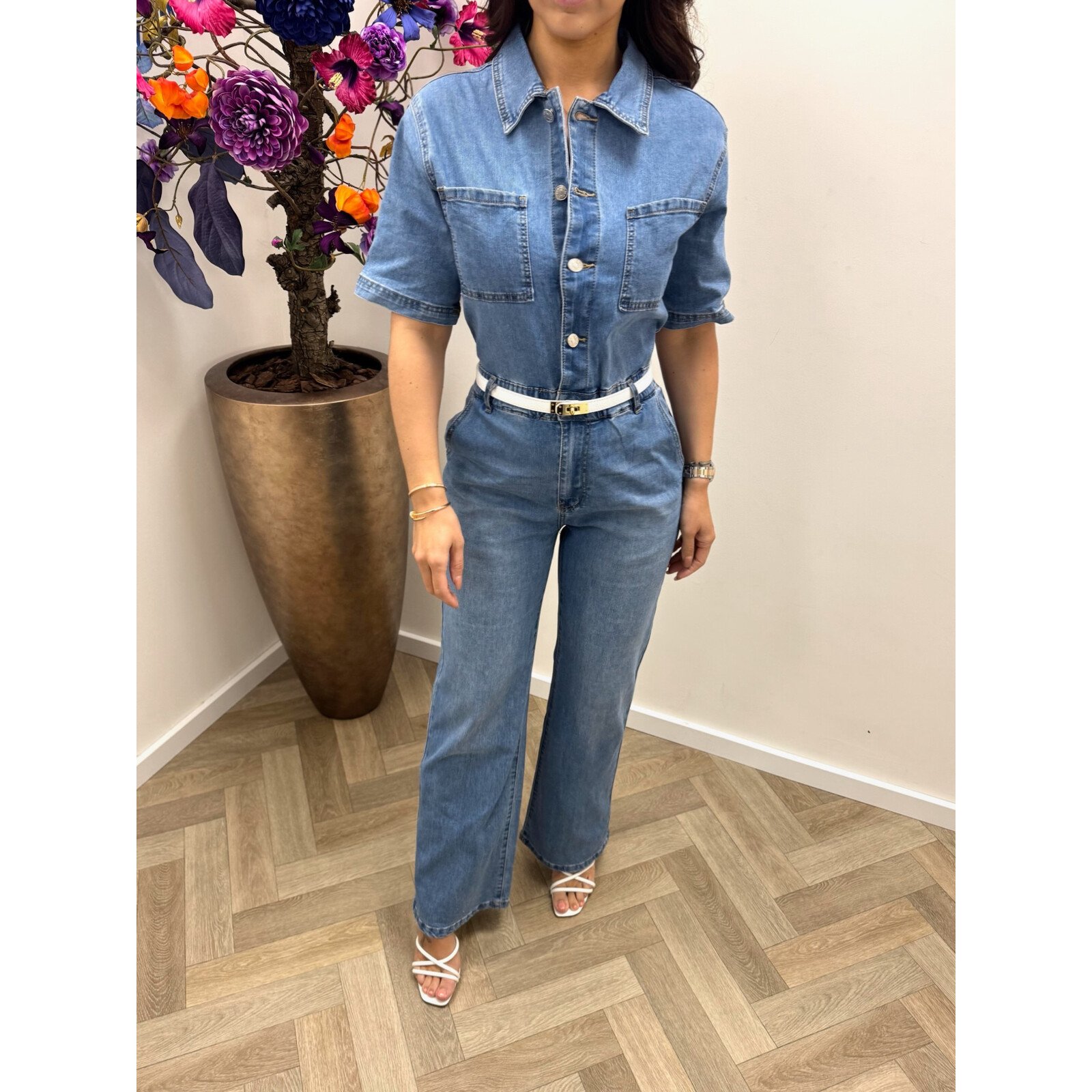 Denim jumpsuit Senna M844