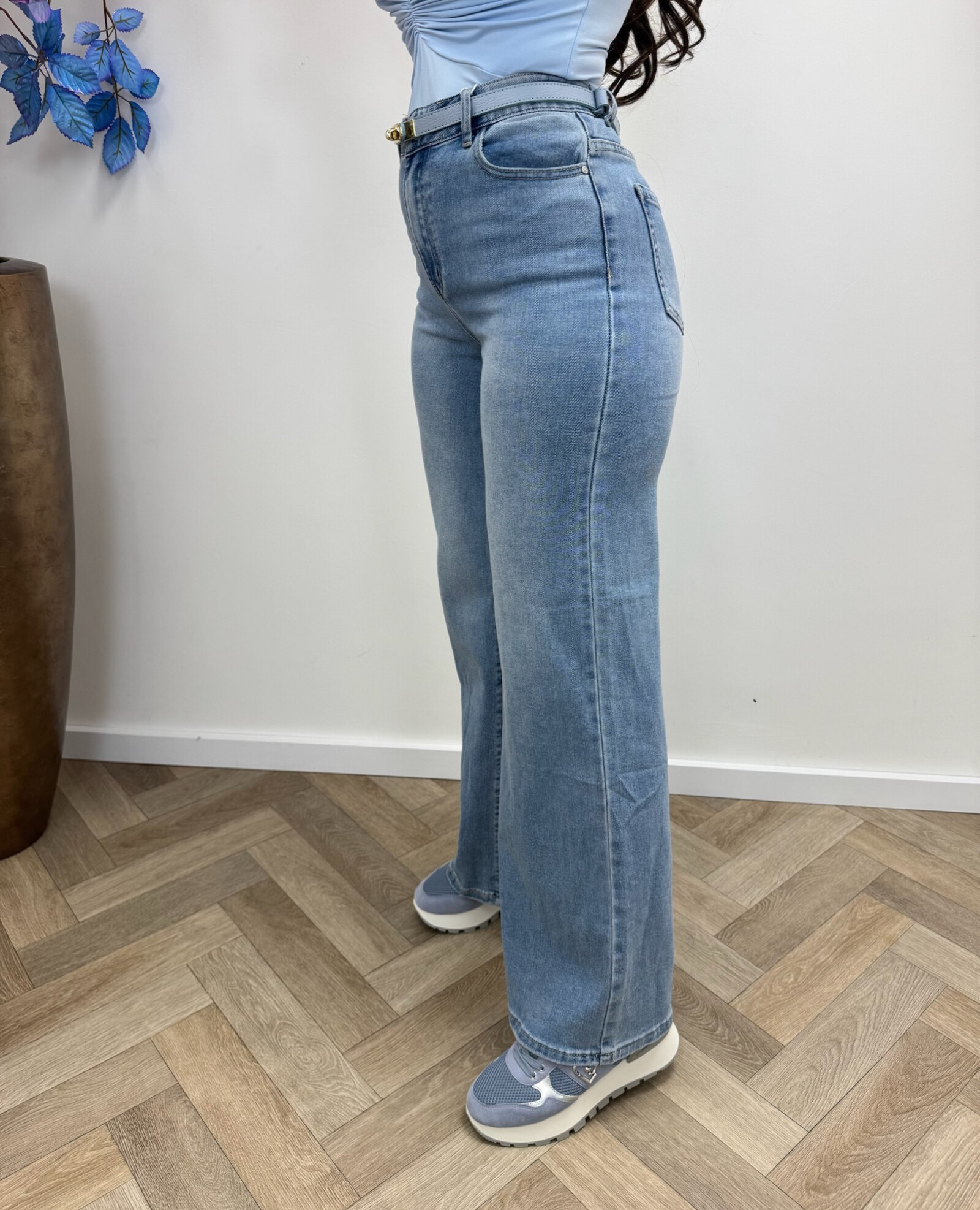 Jeans Straight Redberry Denim Blue A070-5