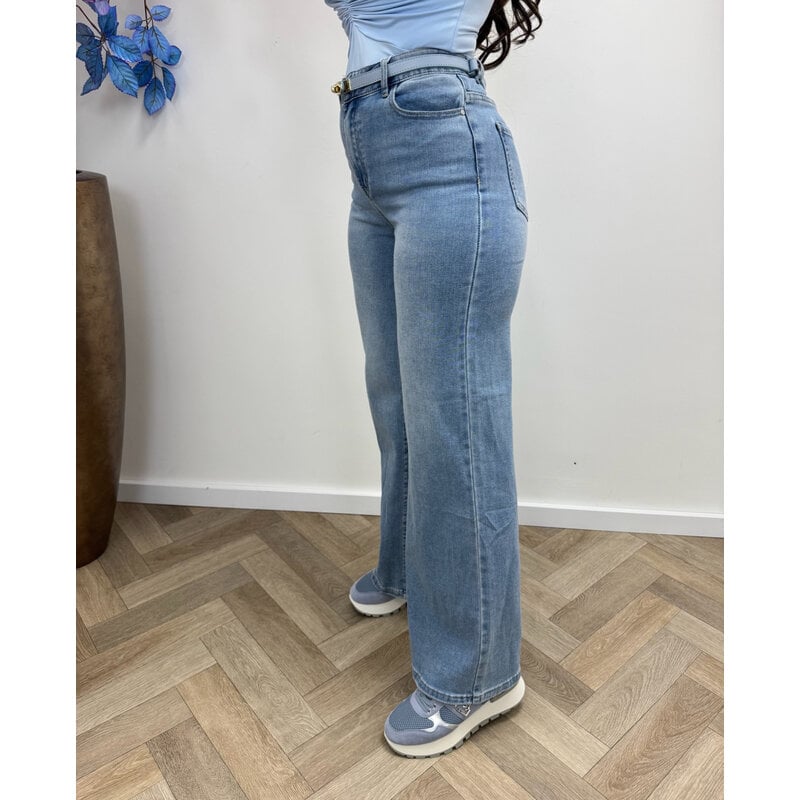 Jeans Straight Redberry Denim Blue A070-5