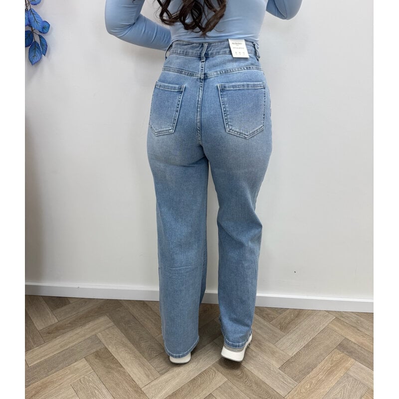 Jeans Straight Redberry Denim Blue A070-5