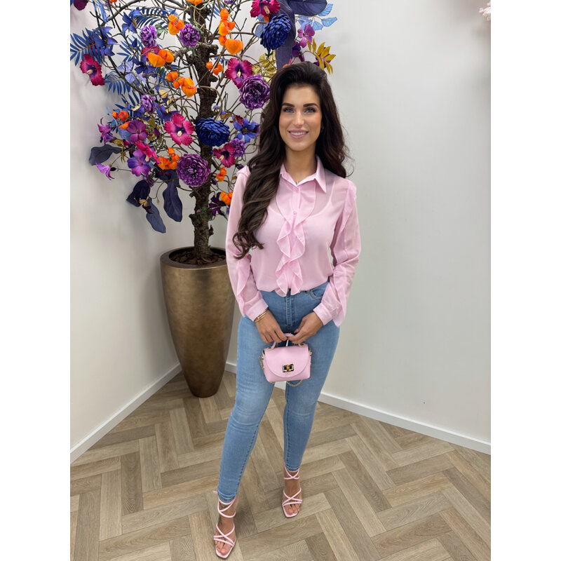 Blouse ruffle Kilky AP-2498 Pink