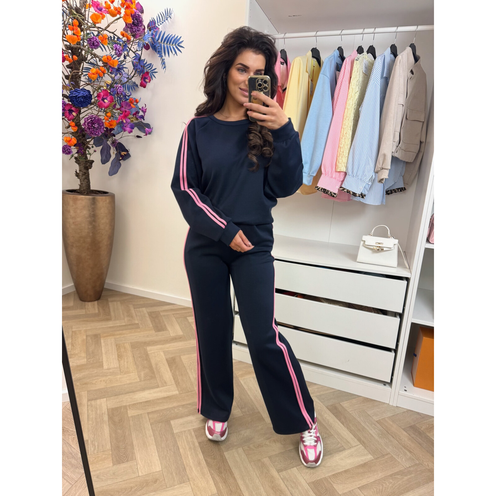 Joggingspak Stripes Navy