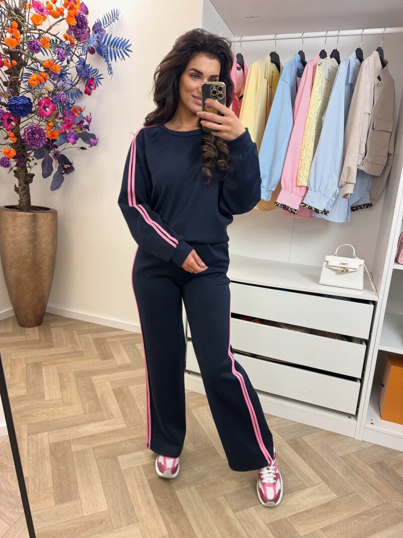 Joggingspak Stripes Navy