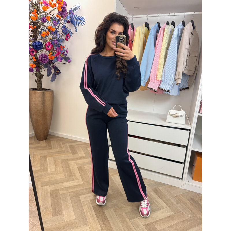 Joggingspak Stripes Navy