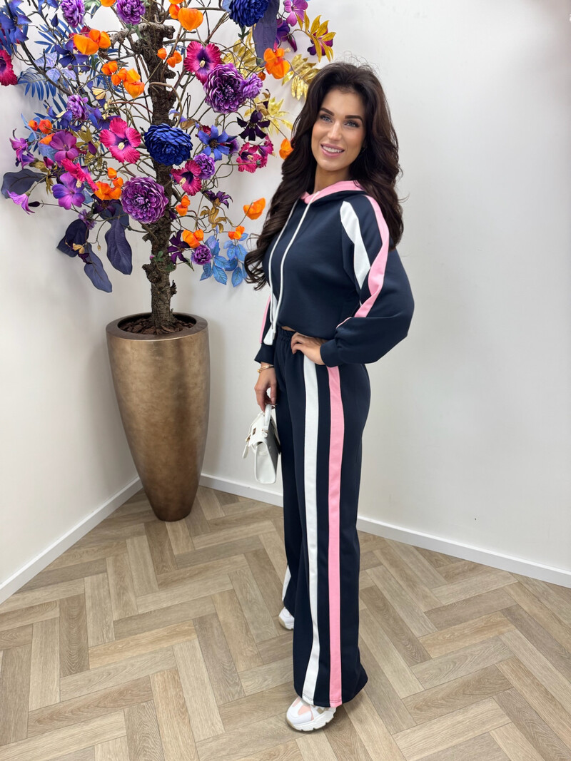 Joggingspak Mellie stripes Navy