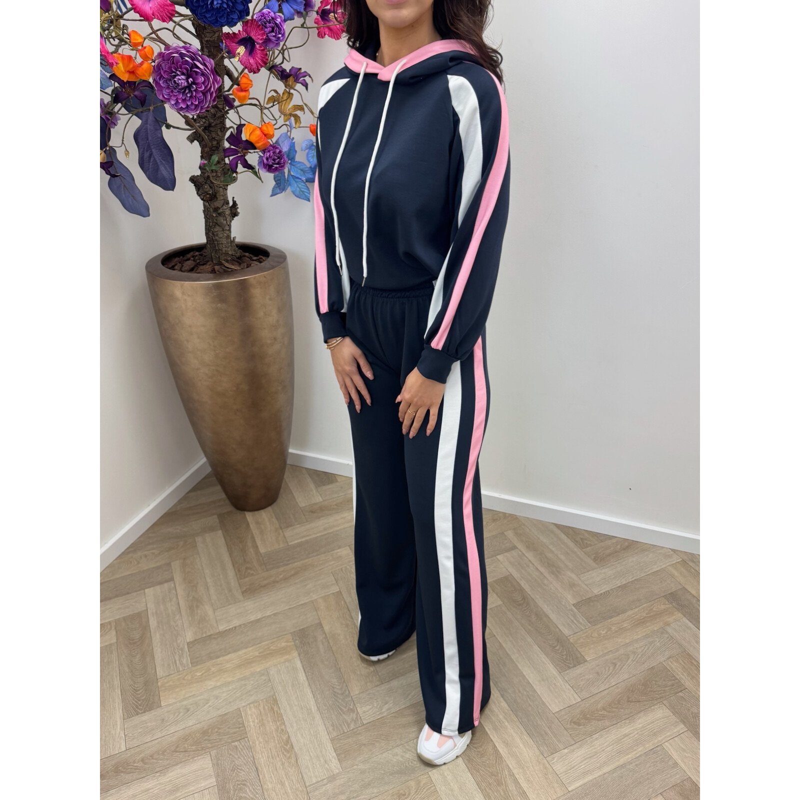 Joggingspak Mellie stripes Navy