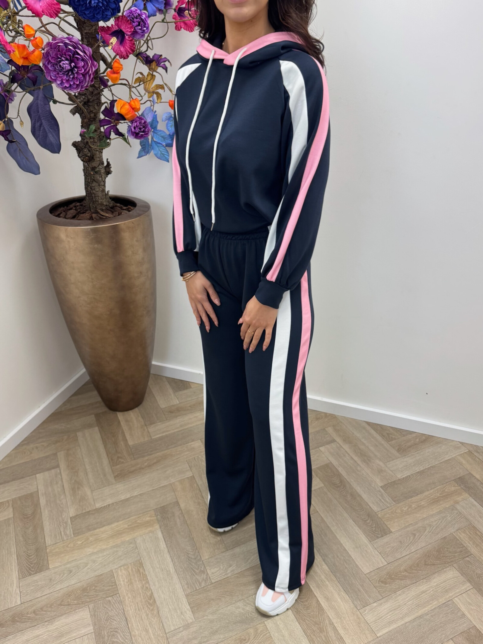 Joggingspak Mellie stripes Navy