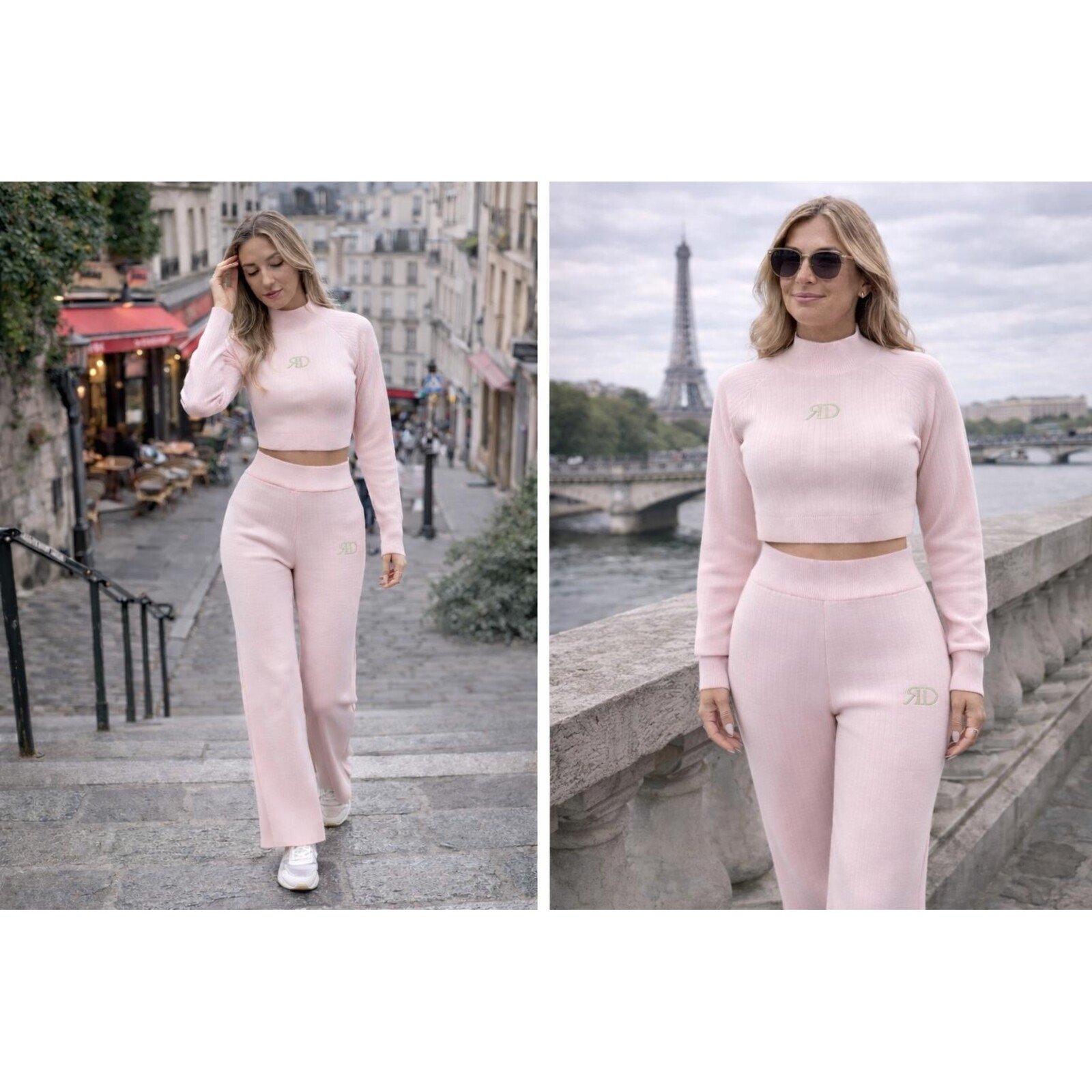 RD Signature Bibi Pants knitwear pink