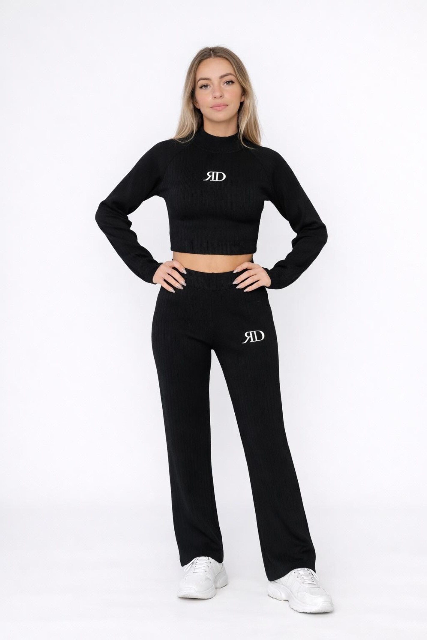 RD Signature Bibi Pants knitwear black