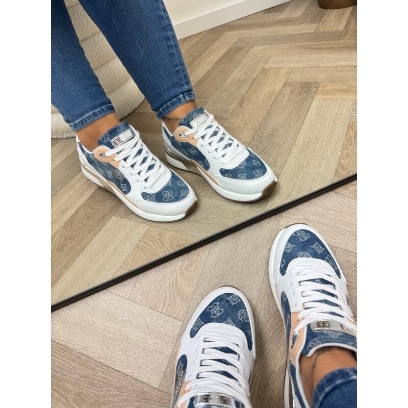 Sneakers Moxea20 denim White Guess 1212