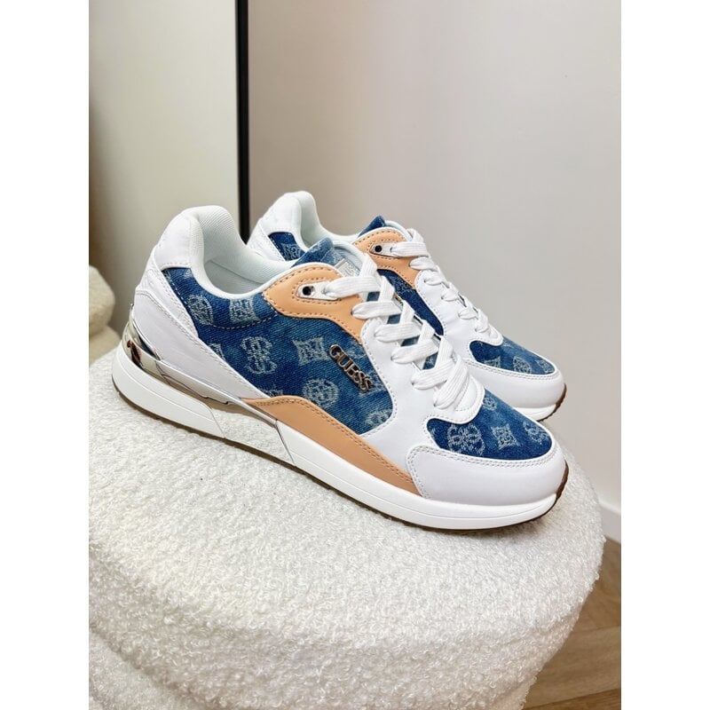 Sneakers Moxea20 denim White Guess 1212