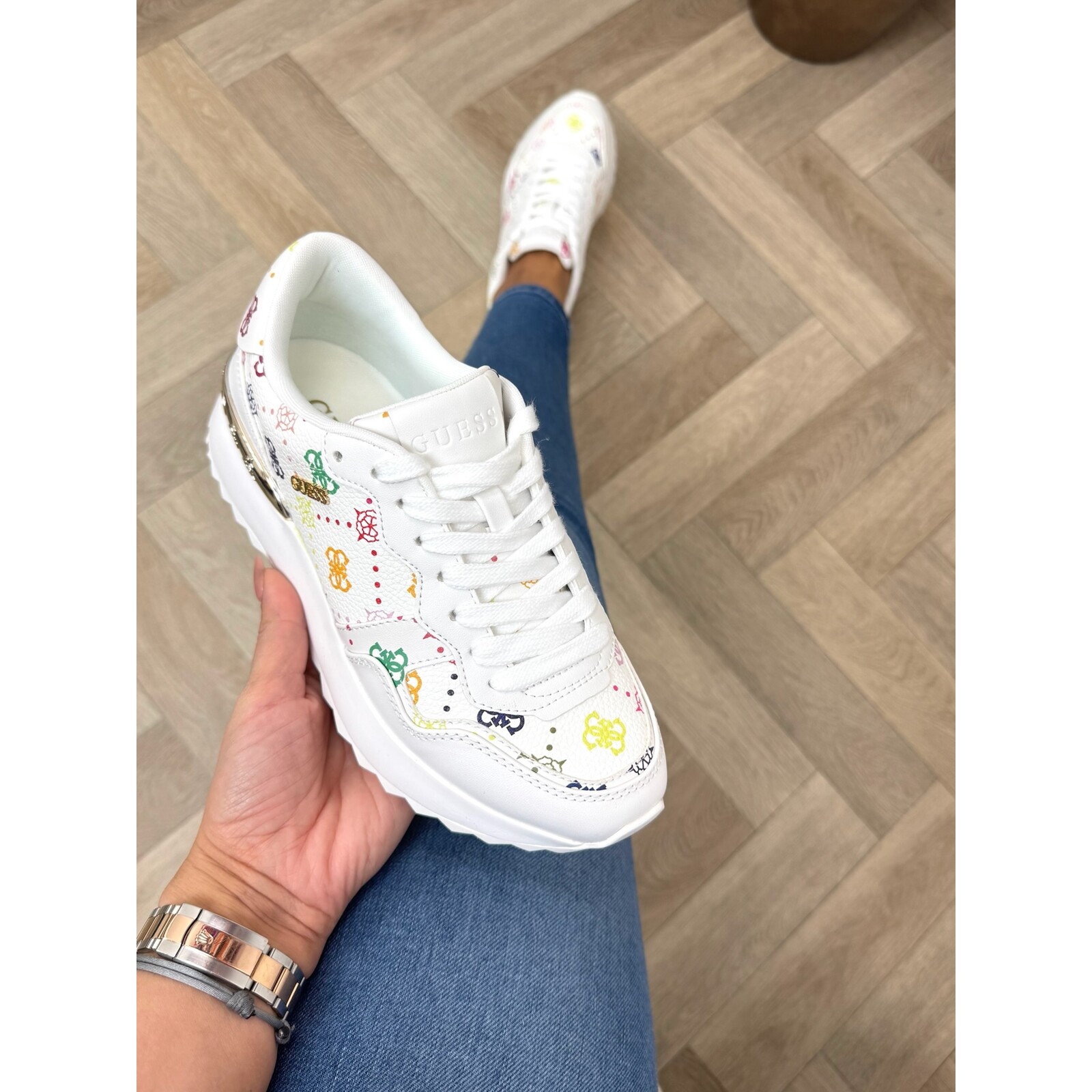 Guess Sneakers Vinsa multi White Guess 1216