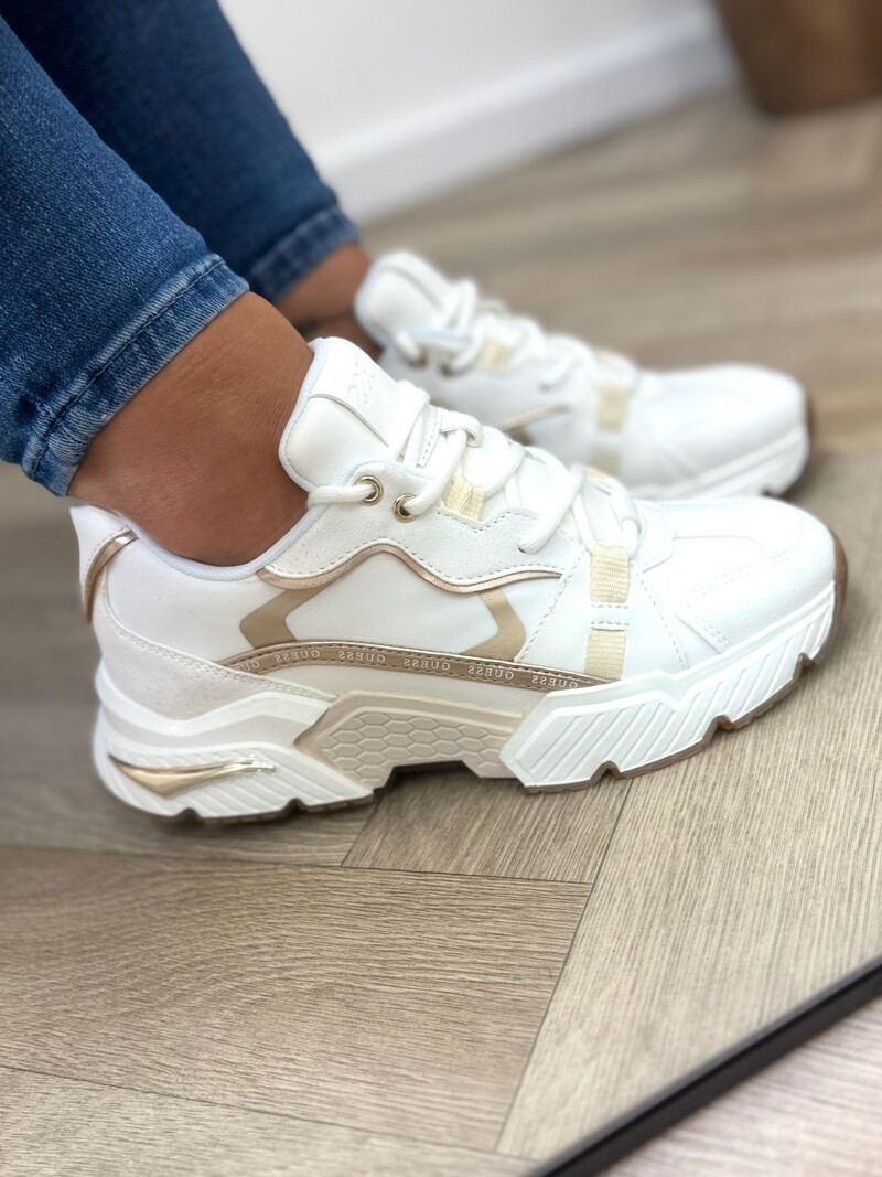 Sneakers Carrl17 White gold Guess 1217