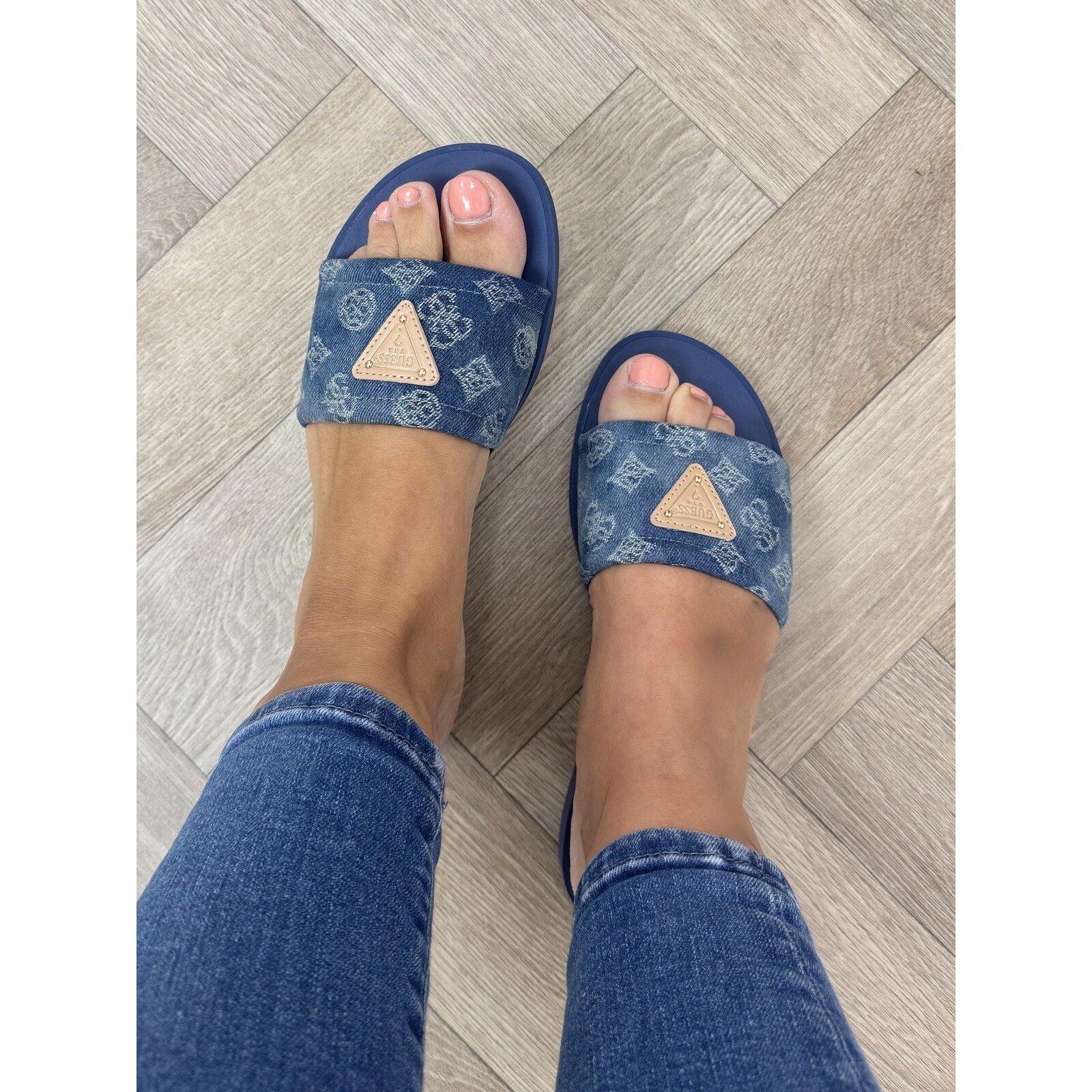 Guess Slippers Elysone Denim Guess 1214
