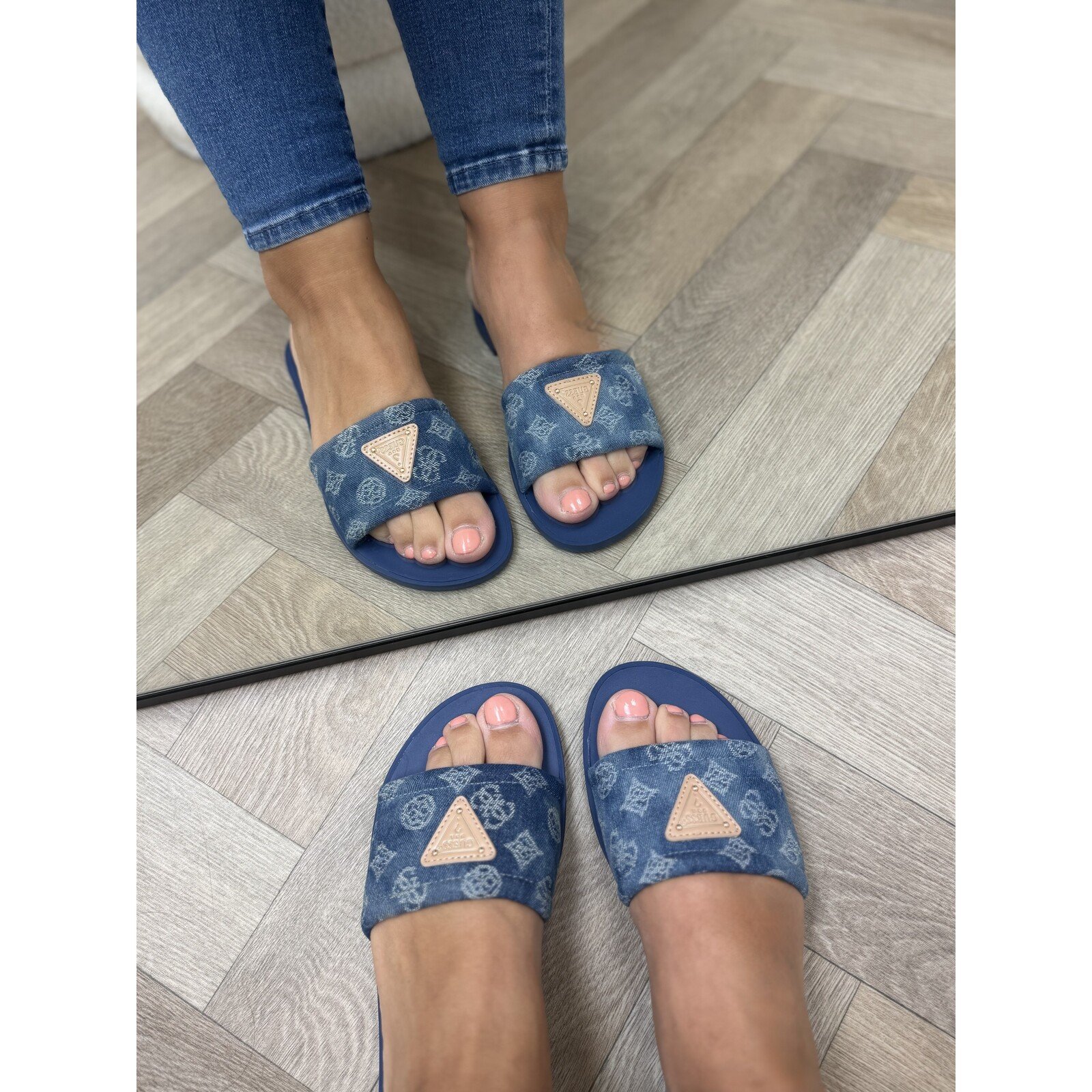 Guess Slippers Elysone Denim Guess 1214