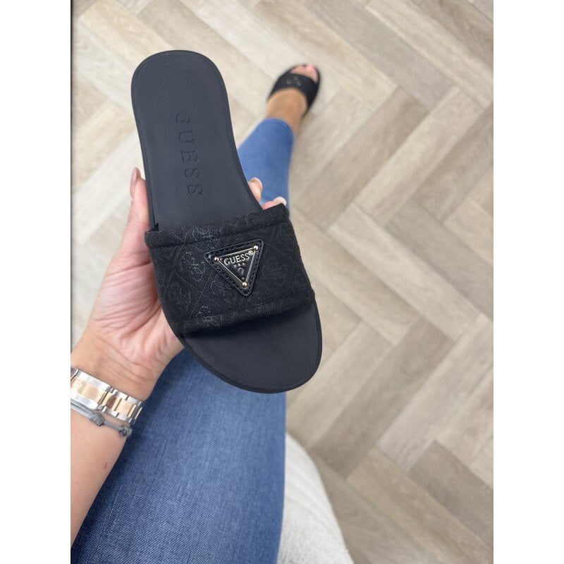 Slippers Elysone Black Guess 1213