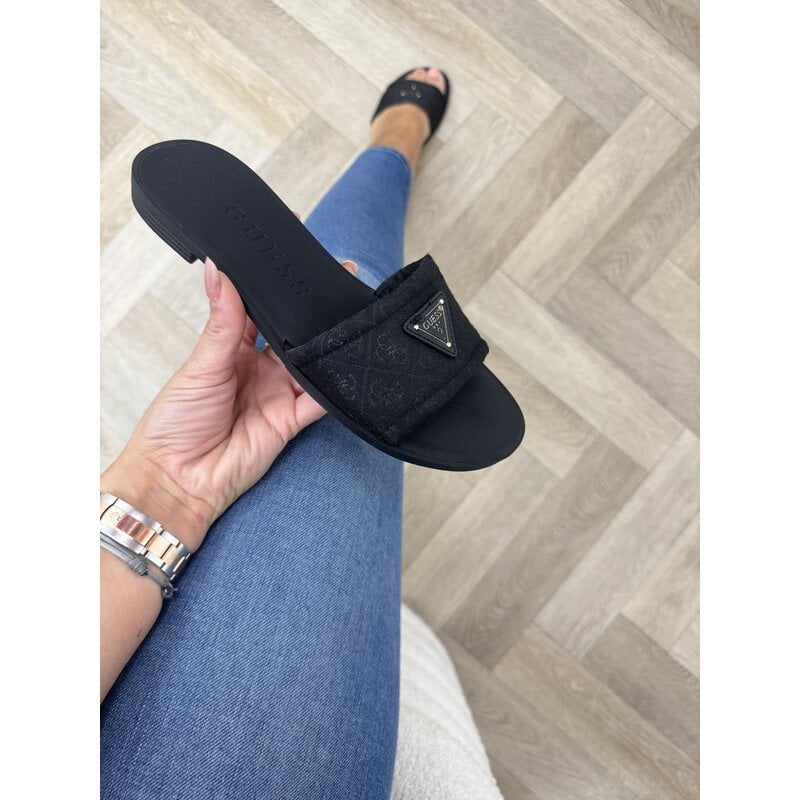 Slippers Elysone Black Guess 1213