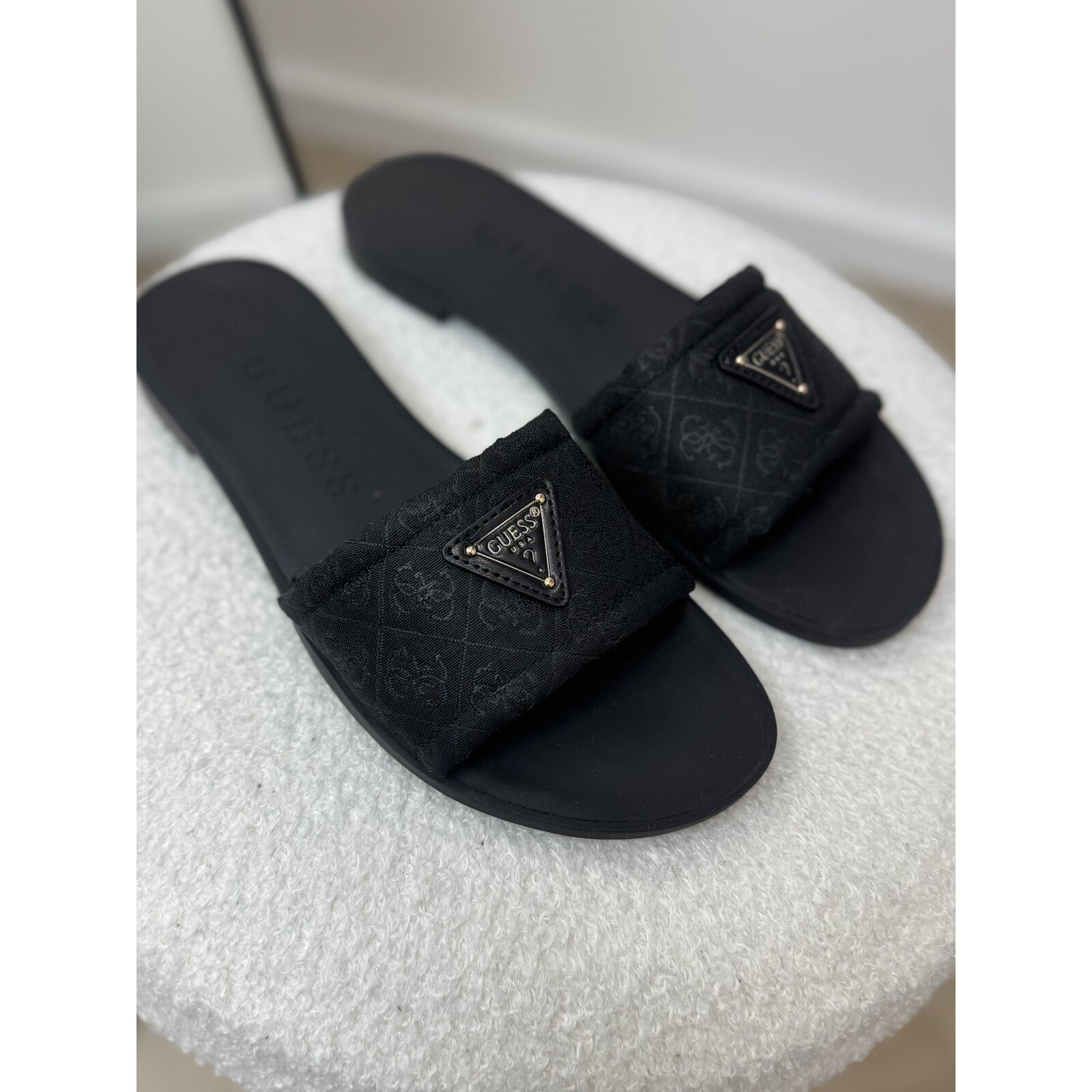 Guess Slippers Elysone Black Guess 1213