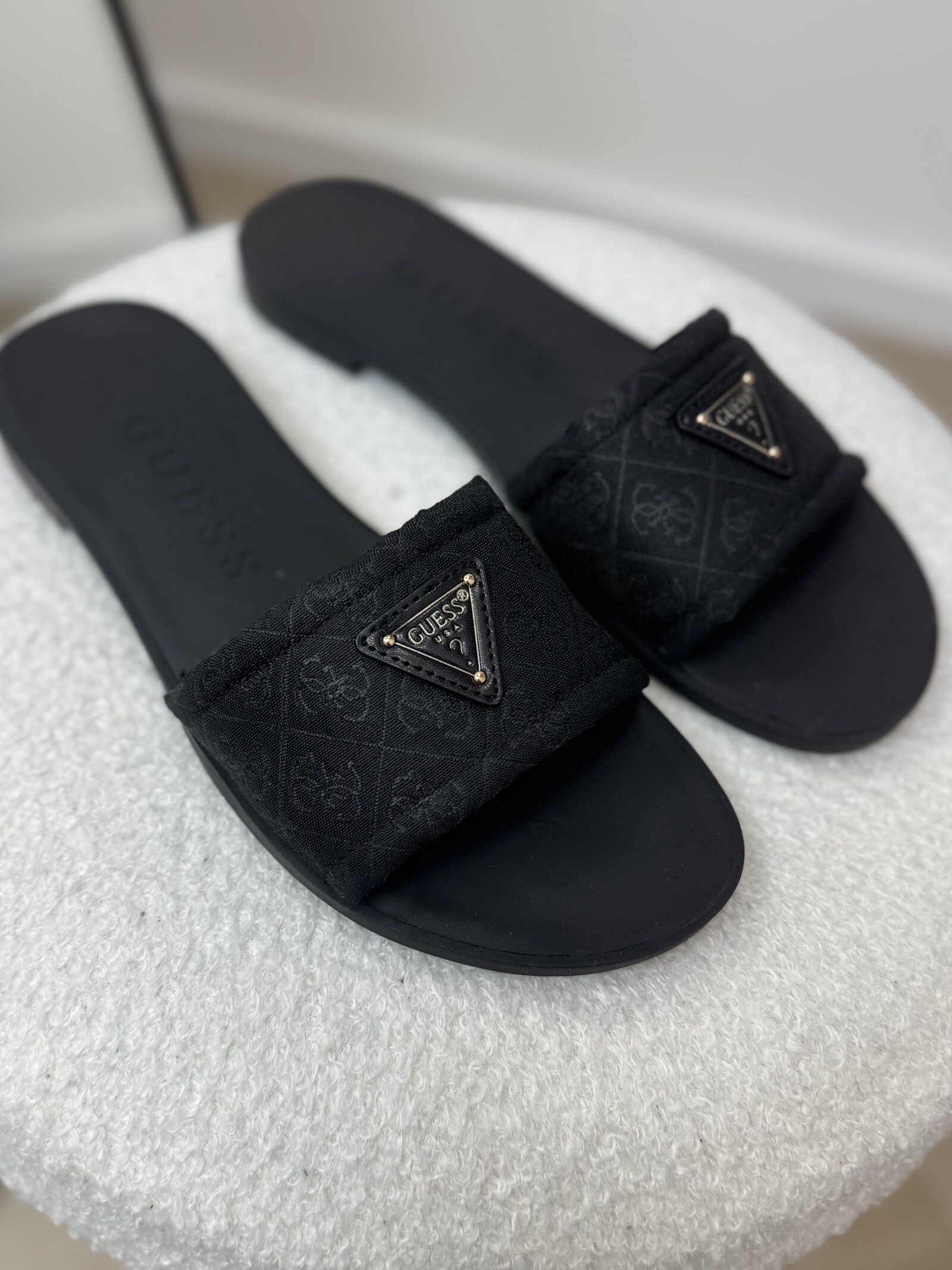 Guess Slippers Elysone Black Guess 1213
