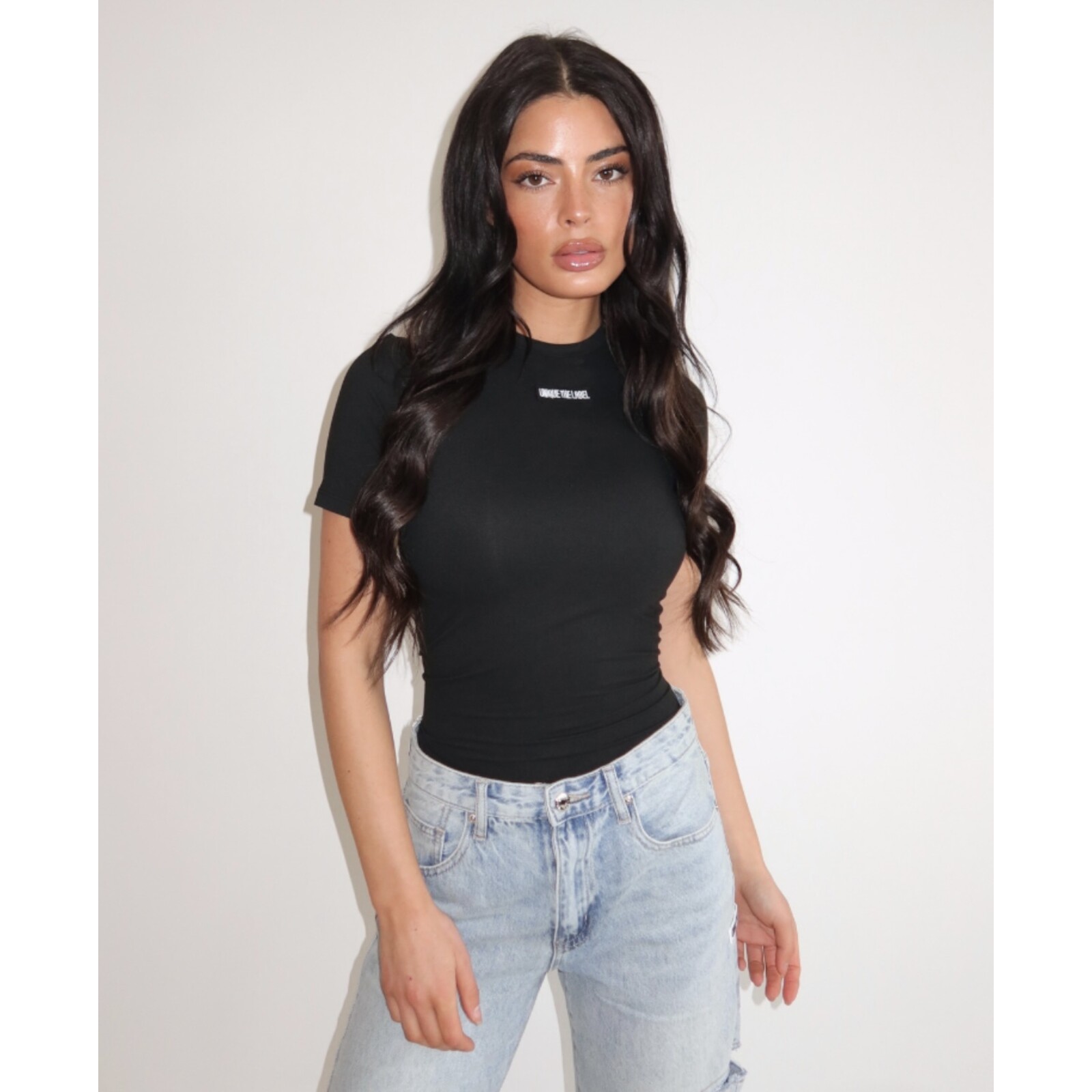 Unique The Label Top Jacky Short sleeve black