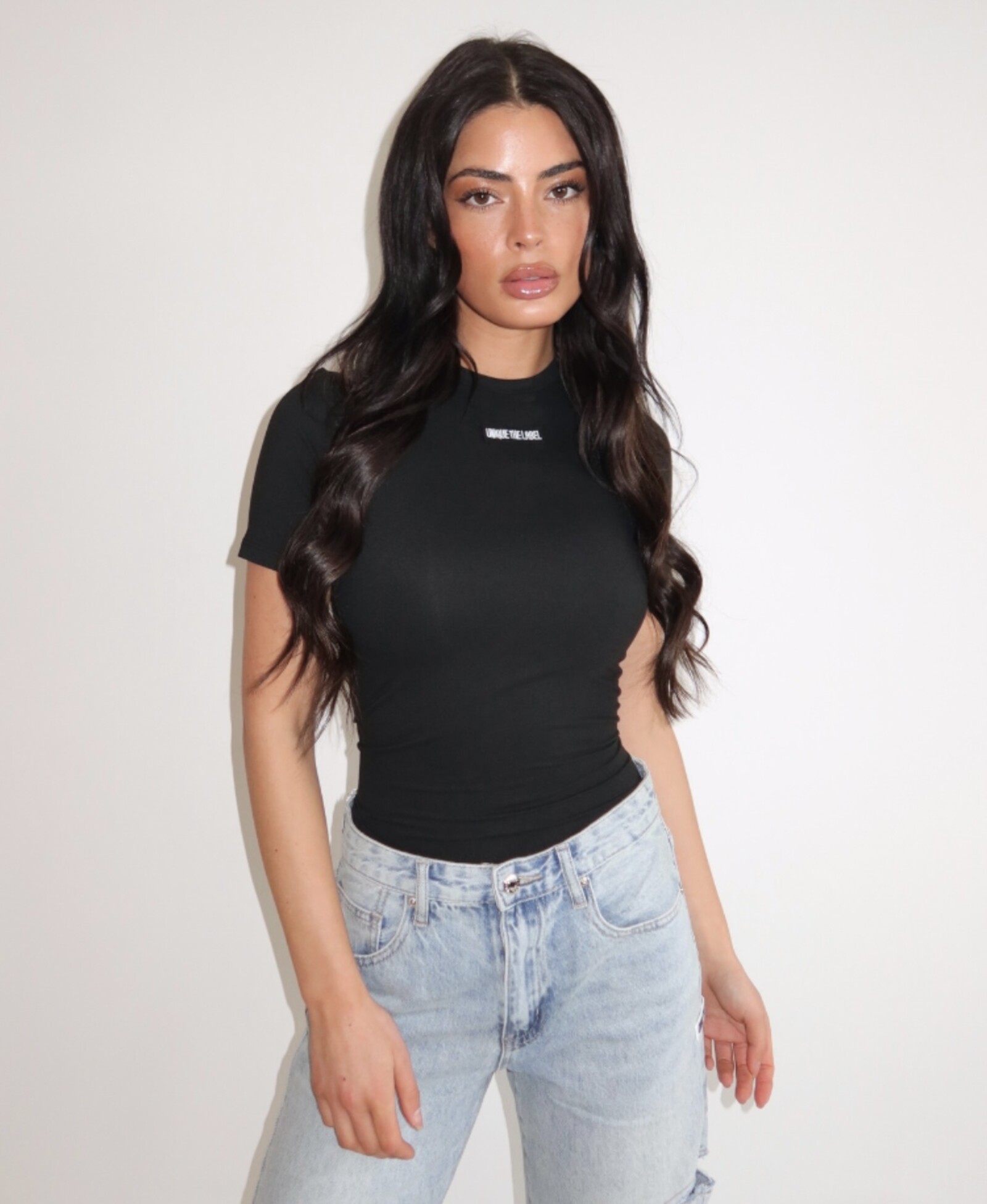 Unique The Label Top Jacky Short sleeve black