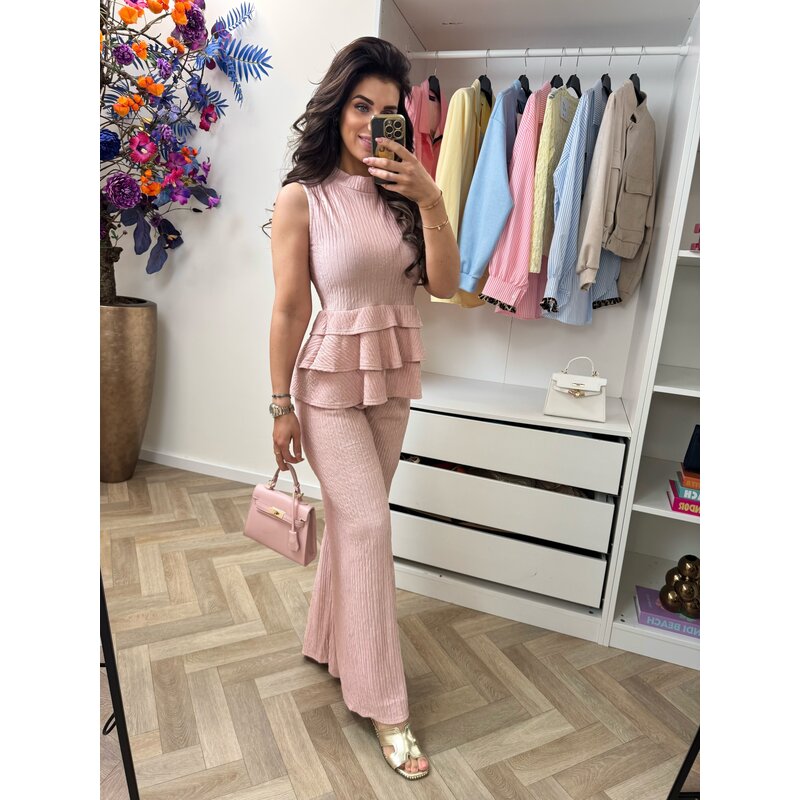 Set ruffle Kiki 793 Pink