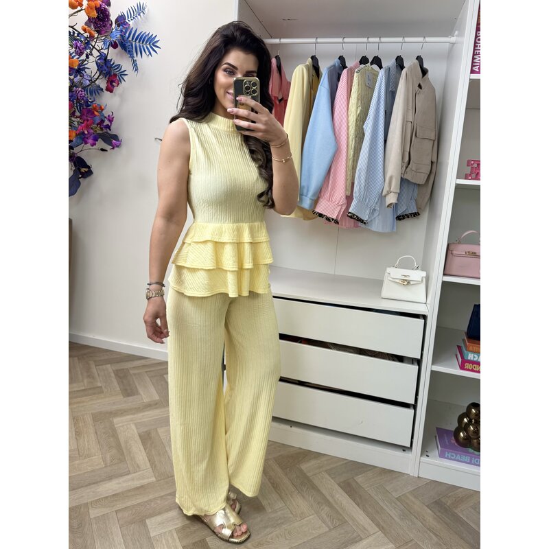 Set ruffle Kiki 793 Yellow