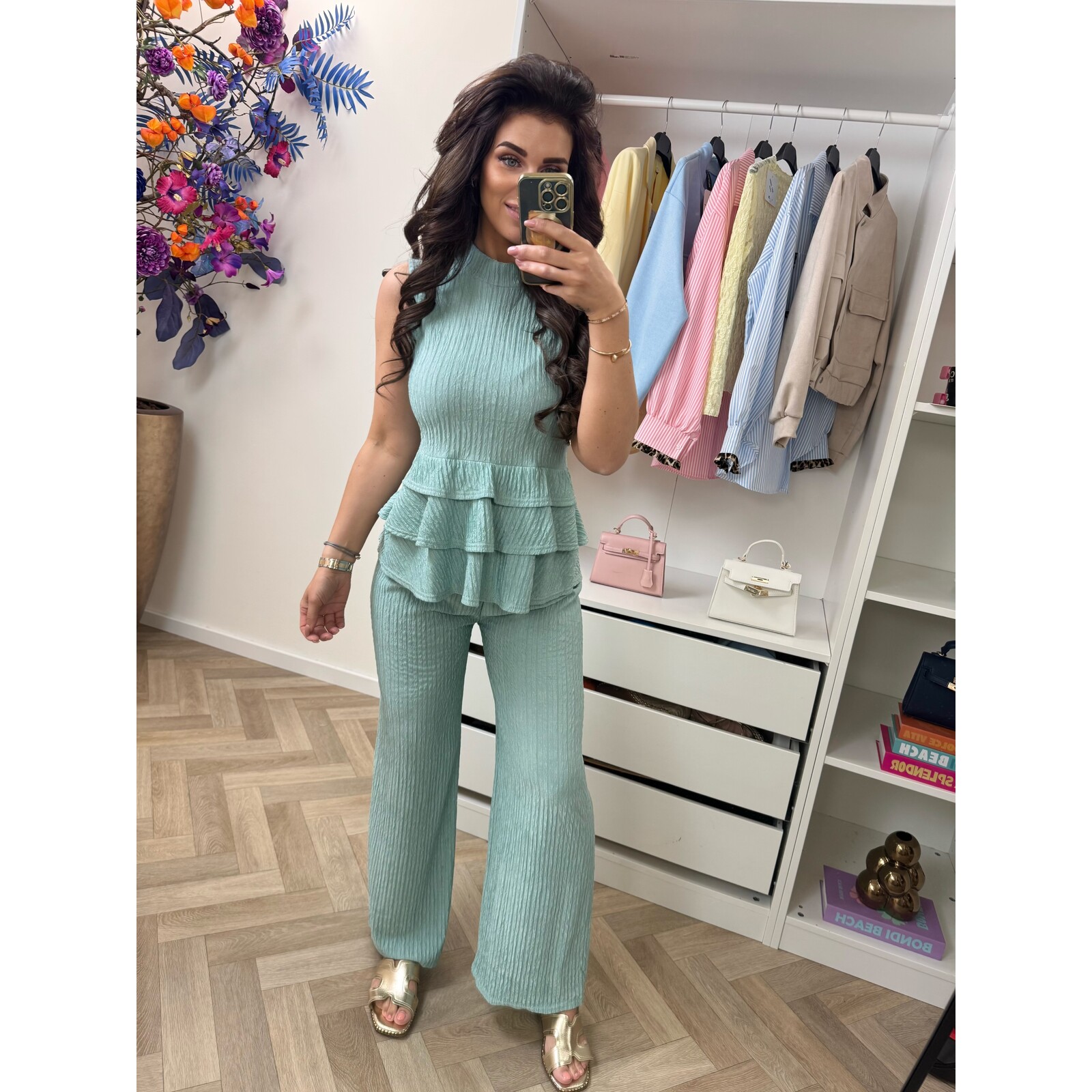 Set ruffle Kiki 793 Mint