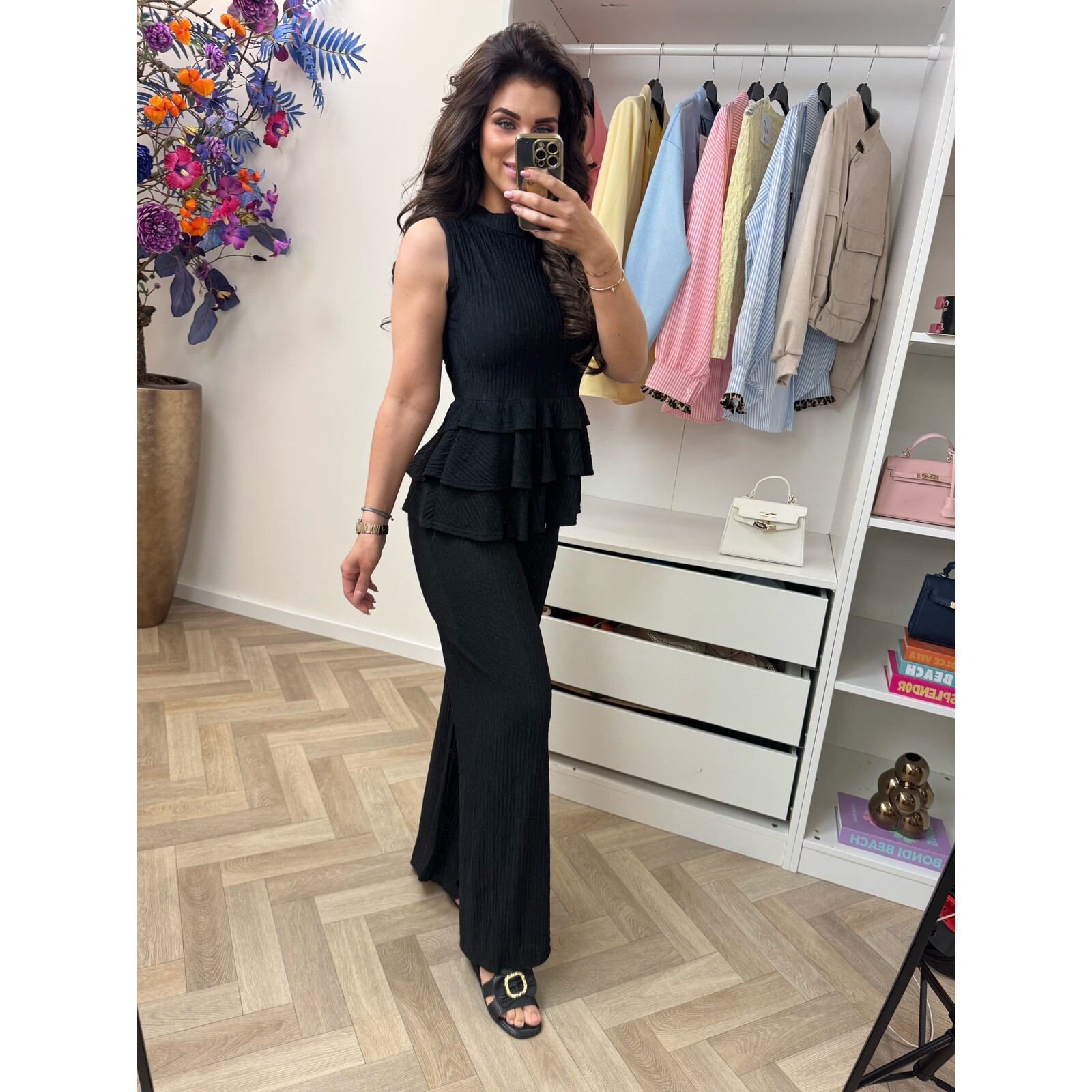 Set ruffle Kiki 793 Black