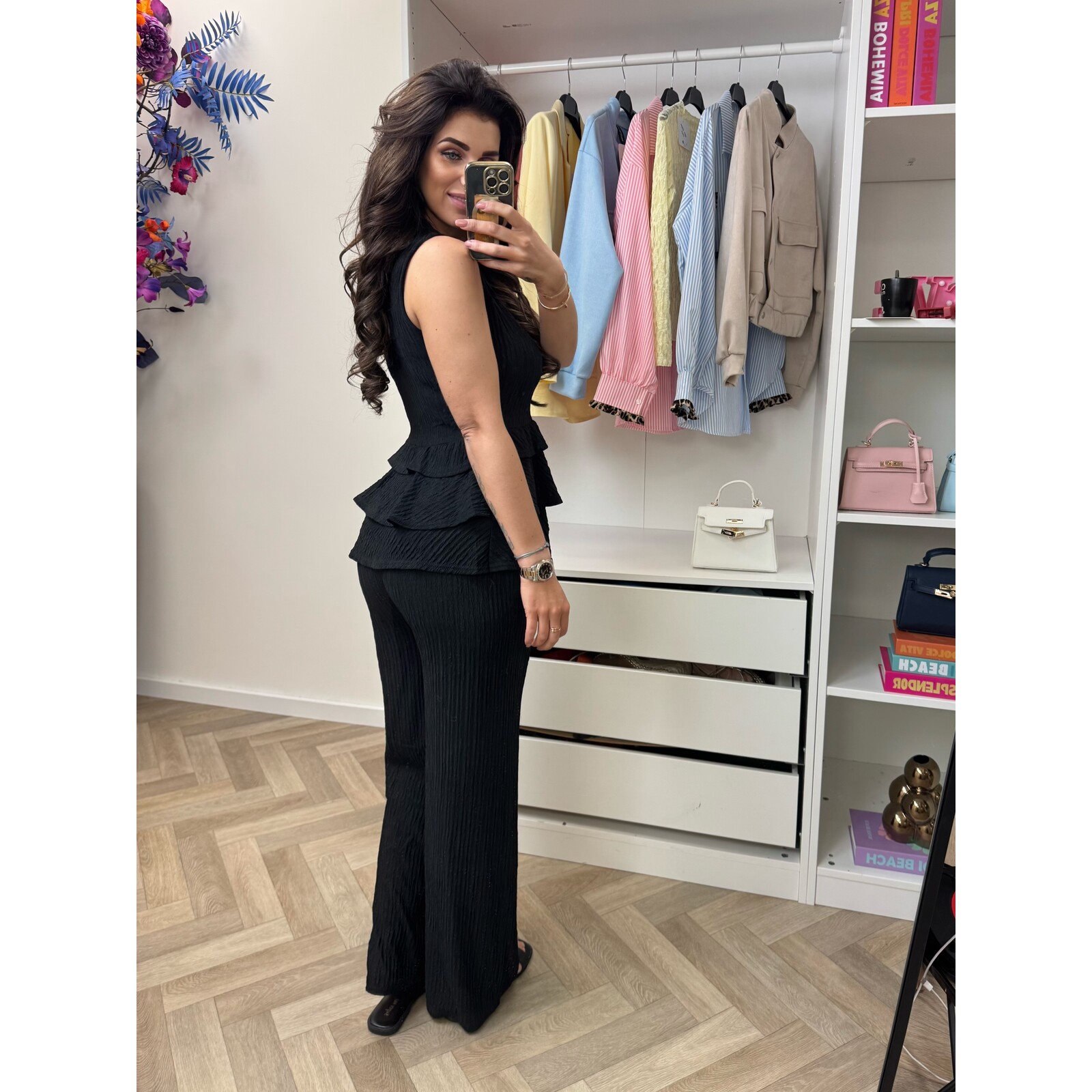 Set ruffle Kiki 793 Black