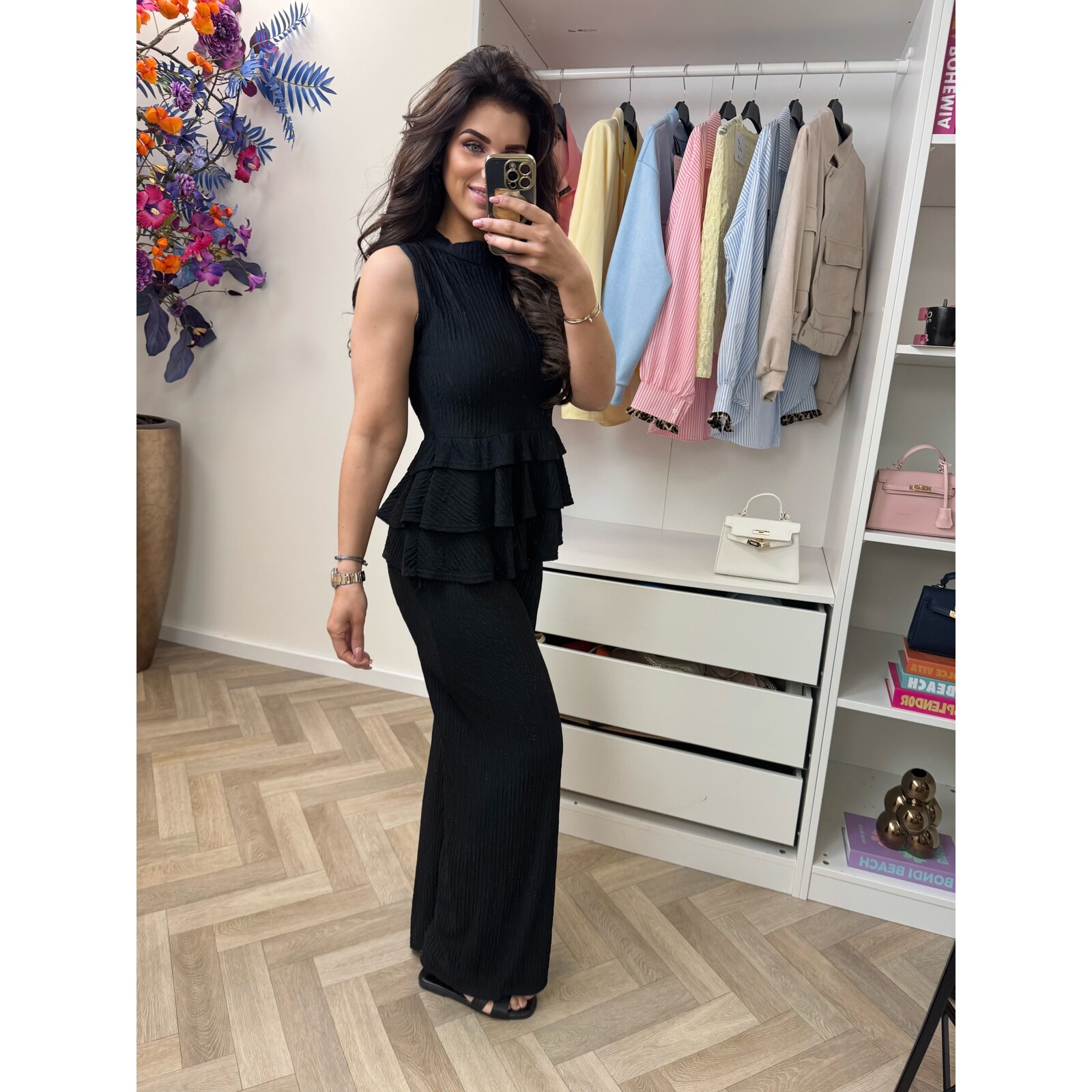 Set ruffle Kiki 793 Black