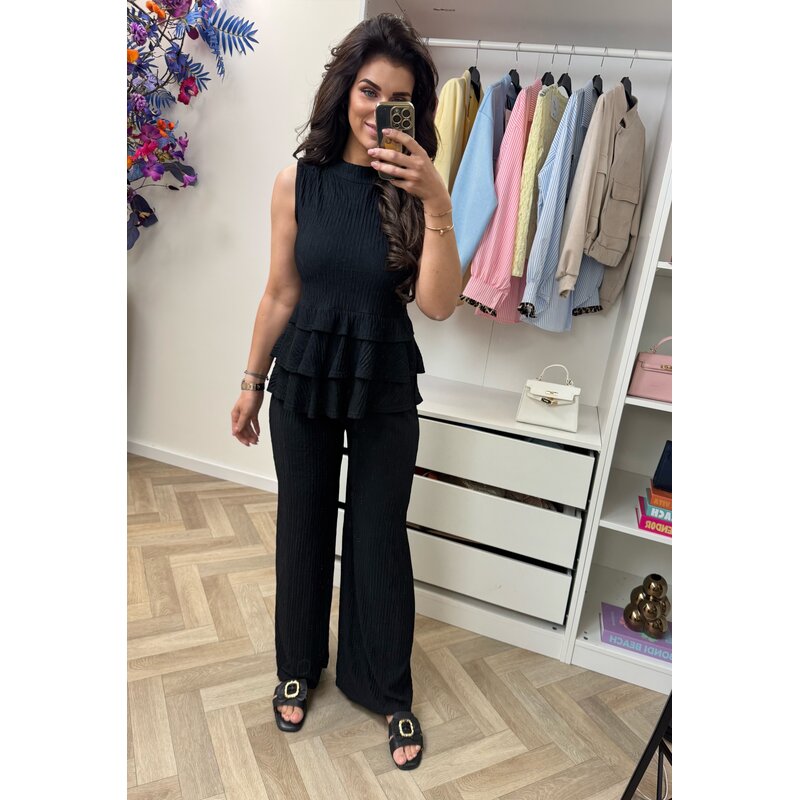 Set ruffle Kiki 793 Black