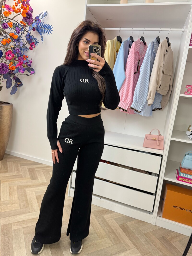 Bibi Pants knitwear black