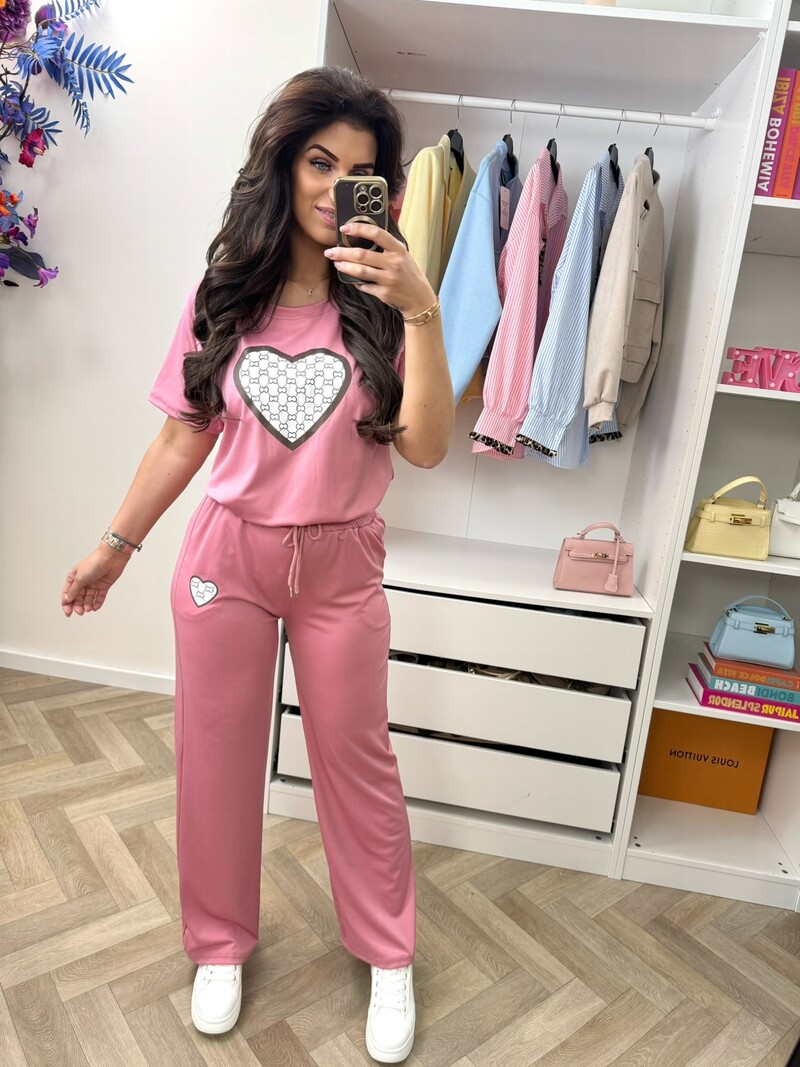 Set heart 816 Pink