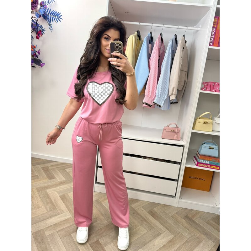 Set heart 816 Pink