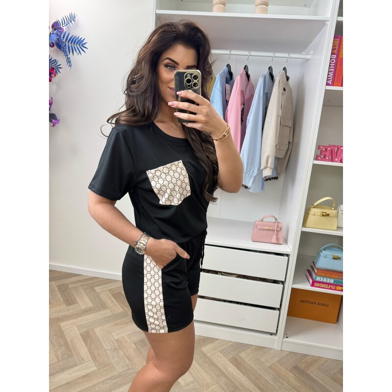 Set short designer looks 814 Black