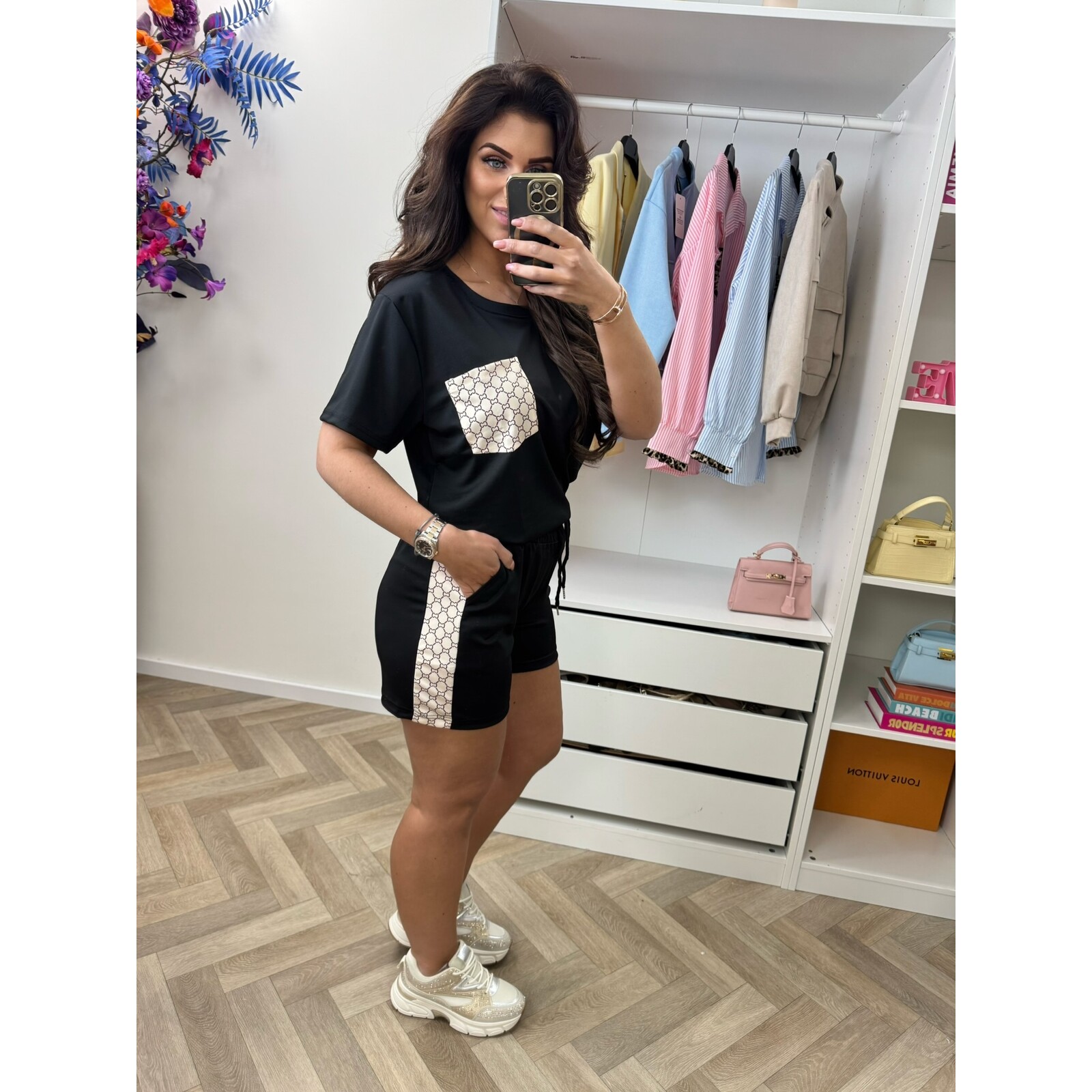 Set short designer looks 814 Black